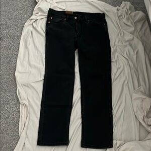 Levi’s men’s straight 514 faded Black Denim Jeans 32x30